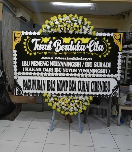 Papan Bunga Duka Candi Candisari